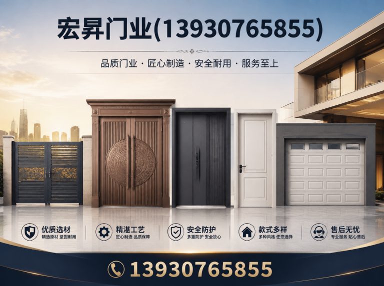 运河区别墅入户铜门展示图
