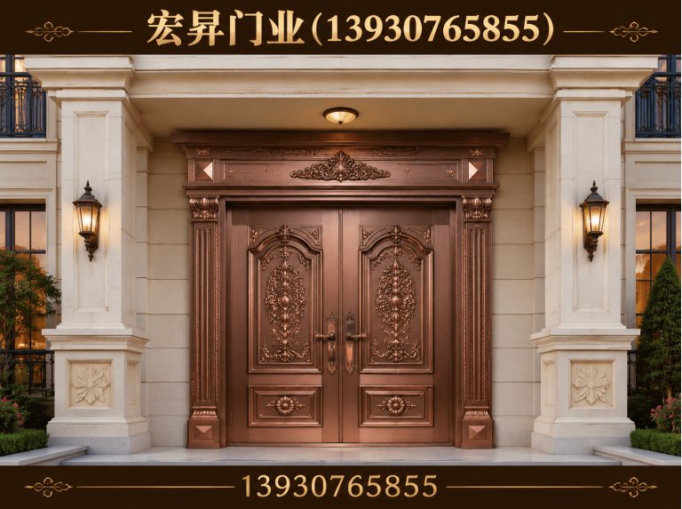 运河区铸铝门展示图